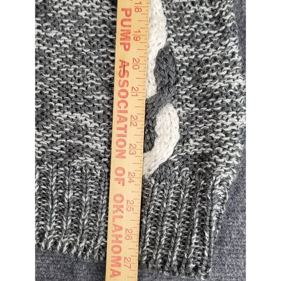 Vintage Sears Roebuck And Co Sweater Hand Knit Acrylic Pullover Winter Men Sz L - Picture 3 of 9